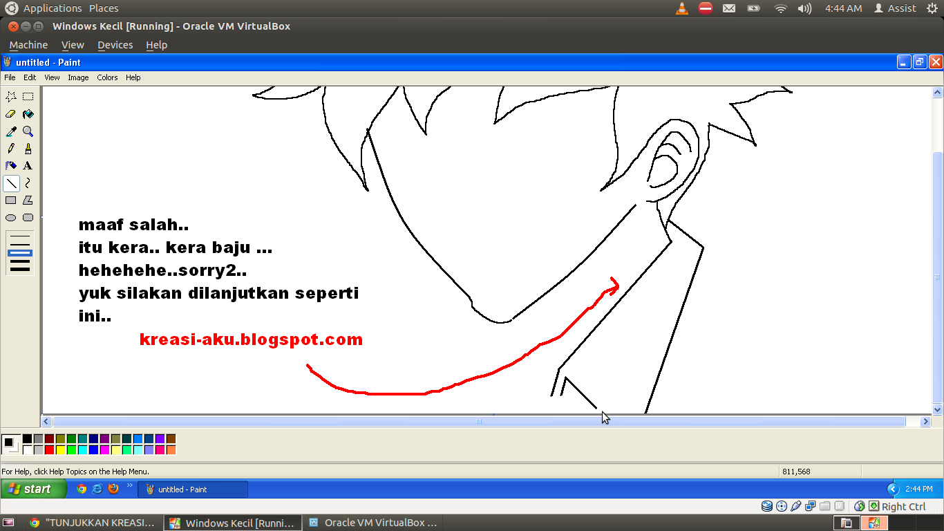 Ane Ajarin nih &quot;Membuat Karacter Sendiri &amp; Kata Mutiara&quot; by ms.Paint 
