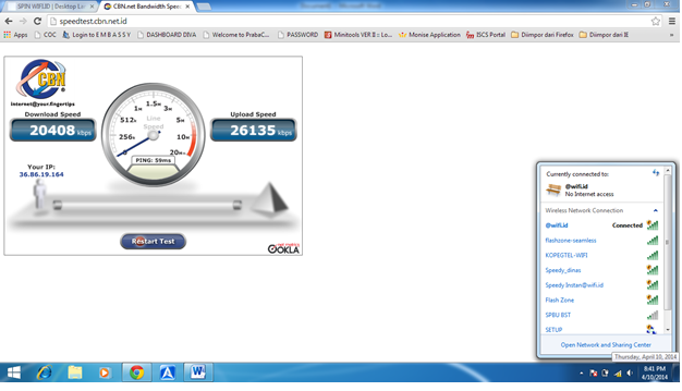 Indonesia Wifi menjawab kebutuhan kita..!!!