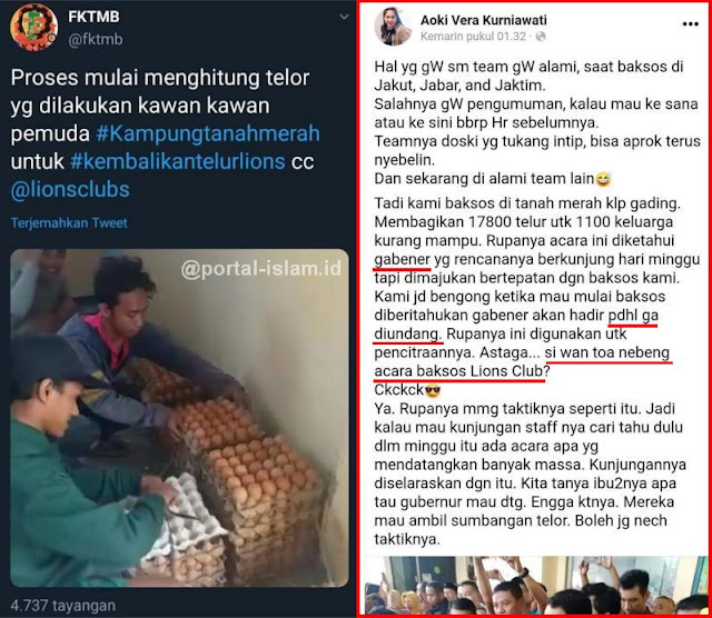 Fitnah Anies saat Baksos, 3 Pendukung Jokowi-Ahok Dipolisikan Oleh FKTMB Tanah Merah