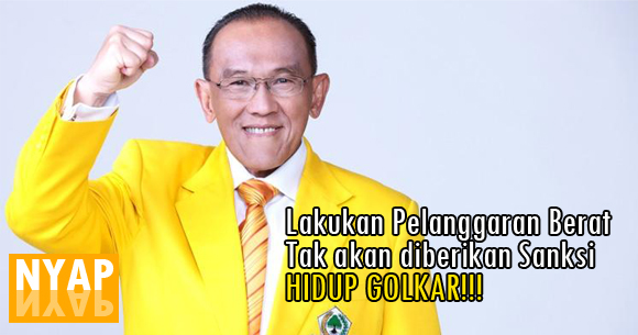 Cuma golkar nih yang bisa begini!!!