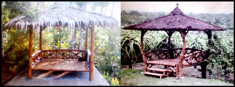 Gazebo/Saung/Gubuk, Rumah dan Perabot Bambu Murah Meriah dan siap kirim...!!!