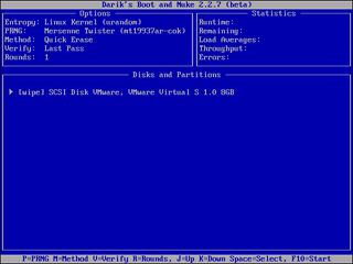 Cara Menggunakan Darik's Boot And Nuke Untuk Menghapus Data Dalam Hard Drive