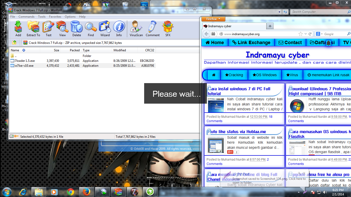 Cara Crack Windows 7 supaya seperti ORI