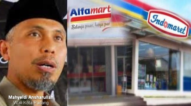 Hebat Walikota dari PKS, Tak Ada Satupun Alfamart-Indomaret di Kota Padang!