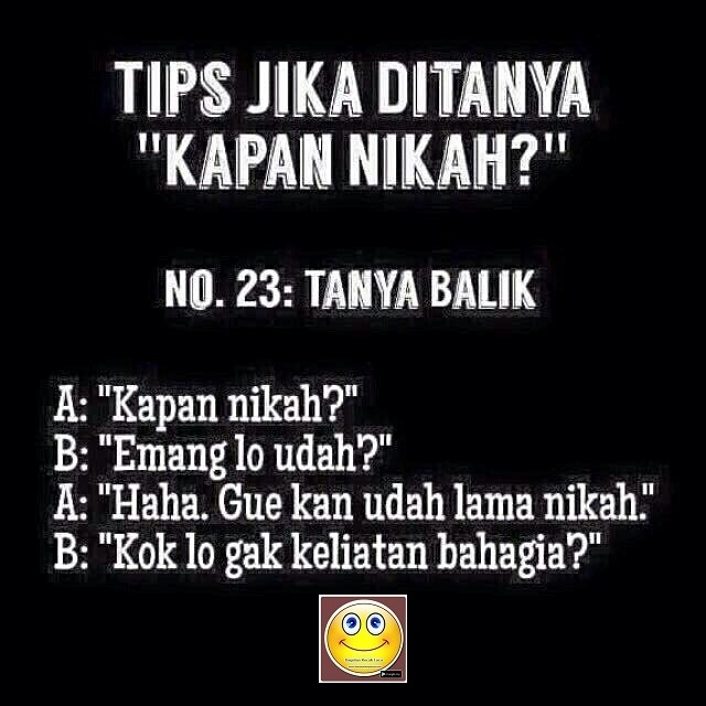 Kapan Nikah ?