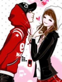 Anime Korea Cute Couple (Unyu-unyu banget melihat anime korea :P)