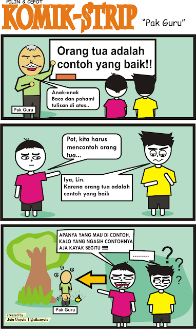 Komik Strip - Pak Guru