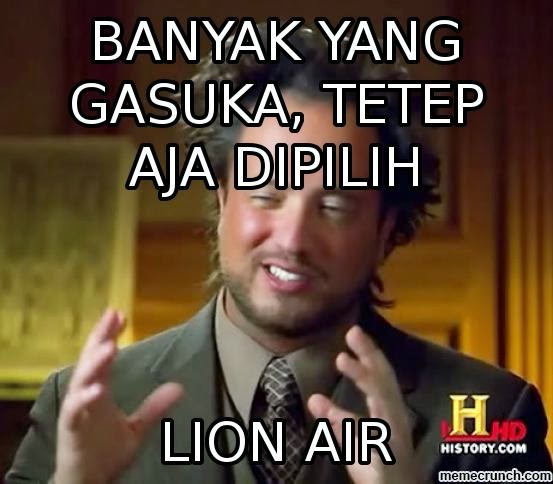 Memandang Masalah Lion Air Dari Sudut Pandang 'Humoris'
