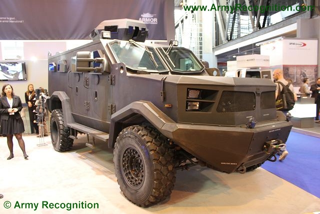 Colombia Army Membeli Hunter TR-12 MRAP Vehicle Dari Armor International