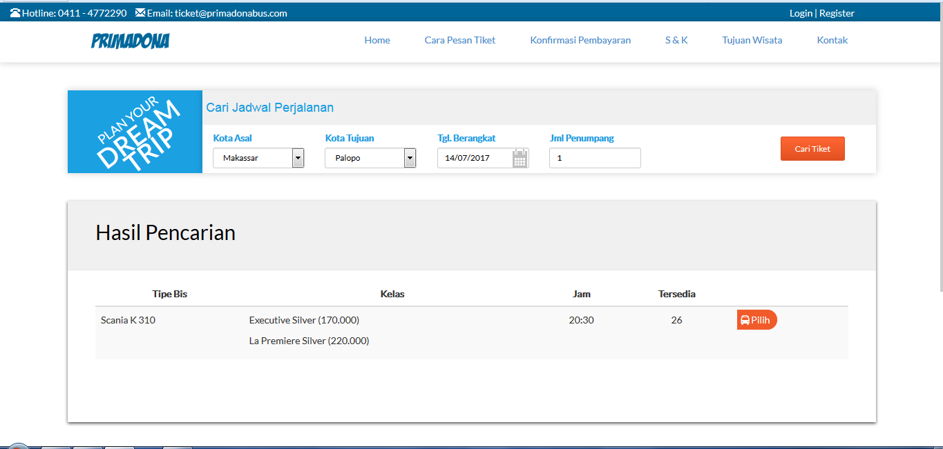 Inovasi Pemesanan Tiket Bus Online di Indonesia &#91;UPDATE&#93;