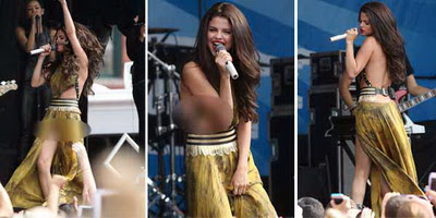 Selena Gomez, manggung gak pakai CD