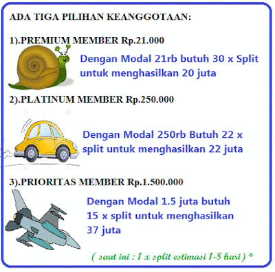 &#91;sukauang&#93;Bisnis Split KonterKita - Modal 21Ribu bisa menjadi 20Juta dalam 30 X Split