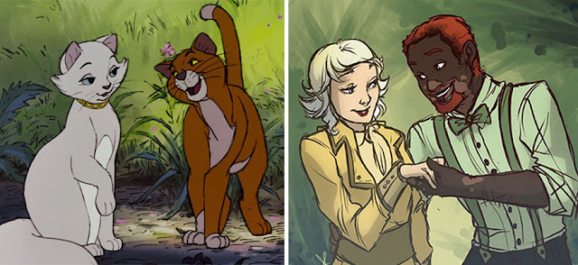 Inilah Wajah Tokoh Hewan di Disney jika Jadi Manusia