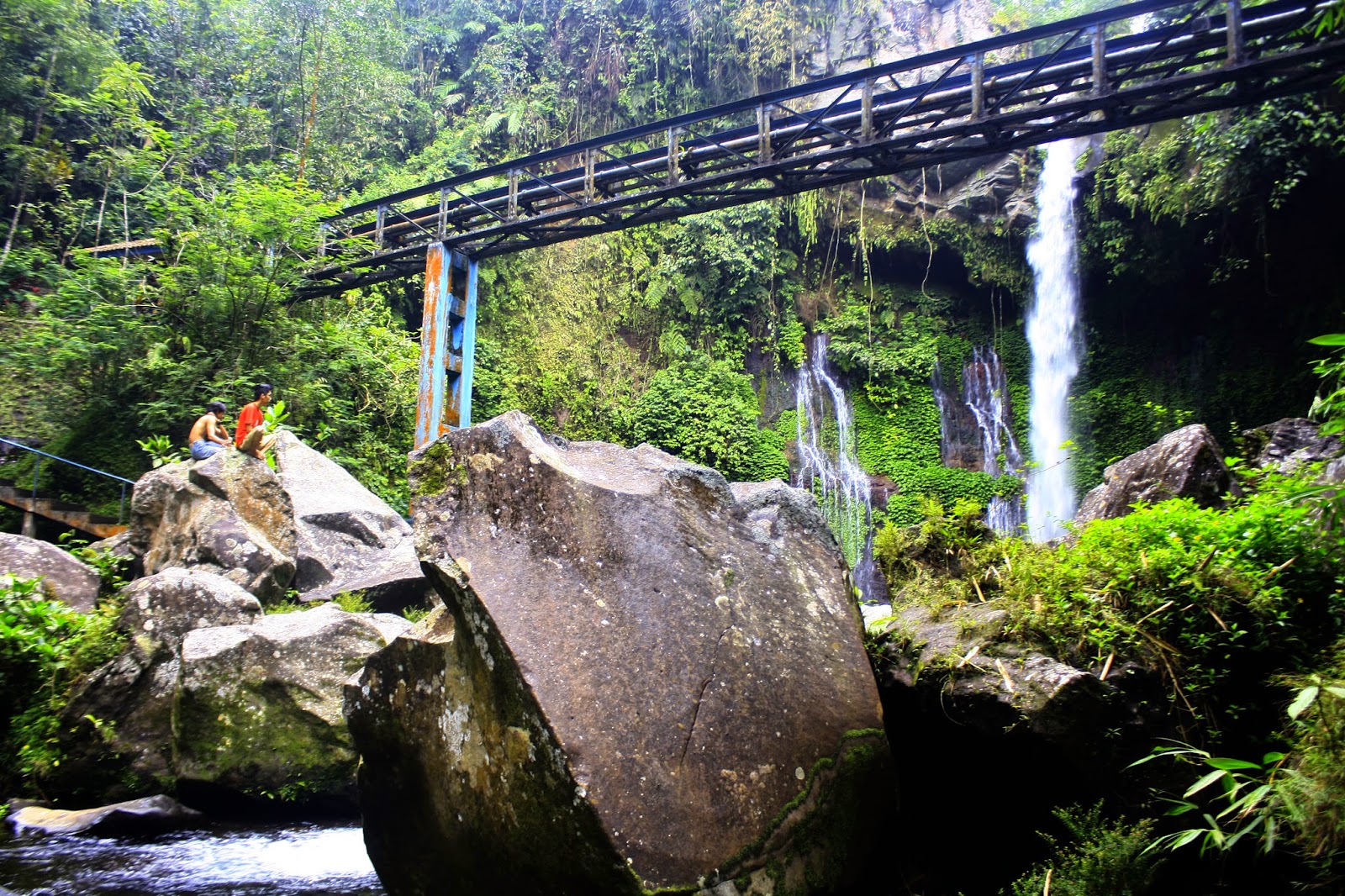 &#91;CoC Regional: Lokasi Wisata&#93; Indah Beuuud... Curug Telu, Karangsalam, Baturrade
