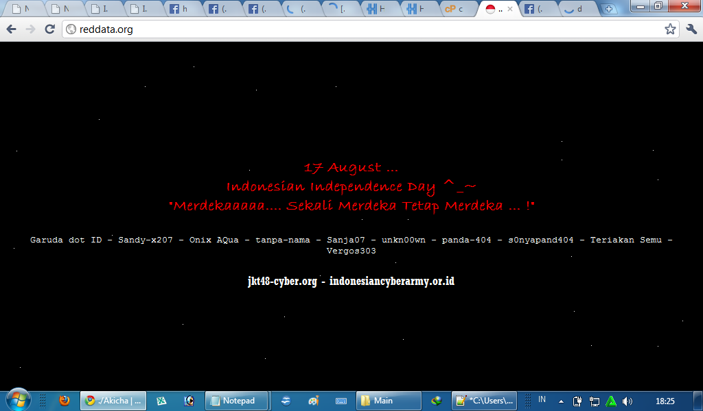 Hacker Juga Menyambut Kemerdekaan