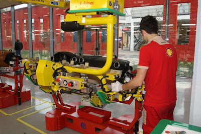 Langkah-Langkah Proses Pembuatan Mobil Ferrari