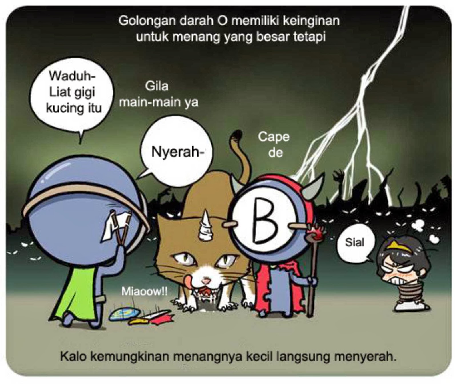 Komik GolDar (Golongan Darah), Lu yang mana gan?&#91;ngakak&#93;