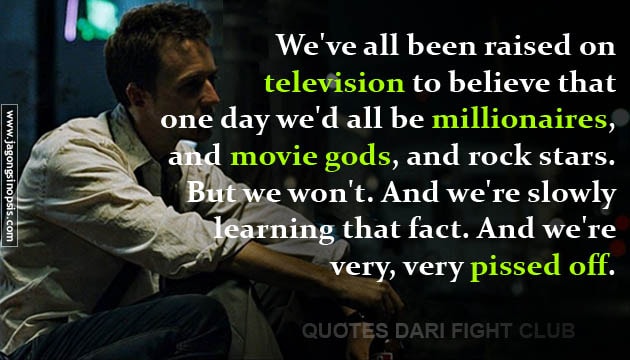 18 Quote Keren dari Fight Club