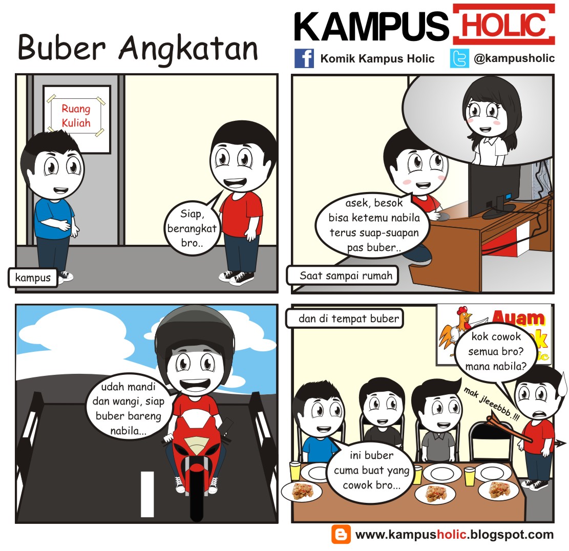 Komik Kehidupan Mahasiswa di Bulan Puasa