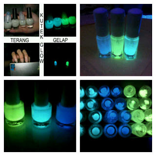 JUAL kutek glow in the dark, koran, beludru, bunglon, retak, dll