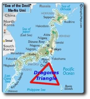 Selain Segitiga Bermuda, Ternyata Ada Segitiga Naga di Jepang