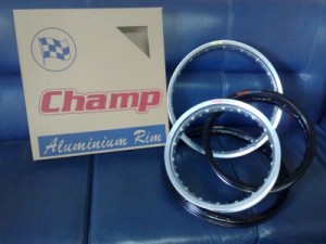 (WTB) Cari dan Beli Velg Almu Champ / Rossi uk.300 - 350 / 17 Silver / Black