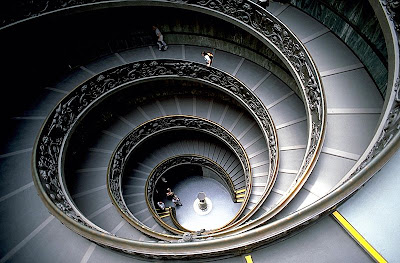 Tangga-tangga Spiral yang Unik