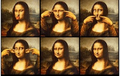 kumpulan lukisan monalisa yang udh didaur ulang