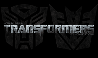 cara membuat teks transformers