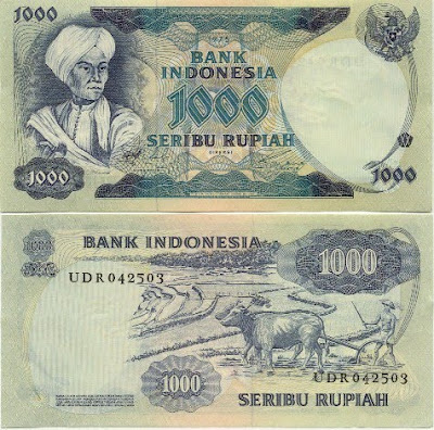 OEANG seribu rupiah dari tahun ke tahun gan