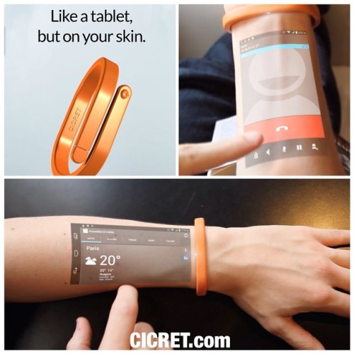 Cicret Bracelet, Gelang Pintar yang Lebih Canggih dari Smart Watch