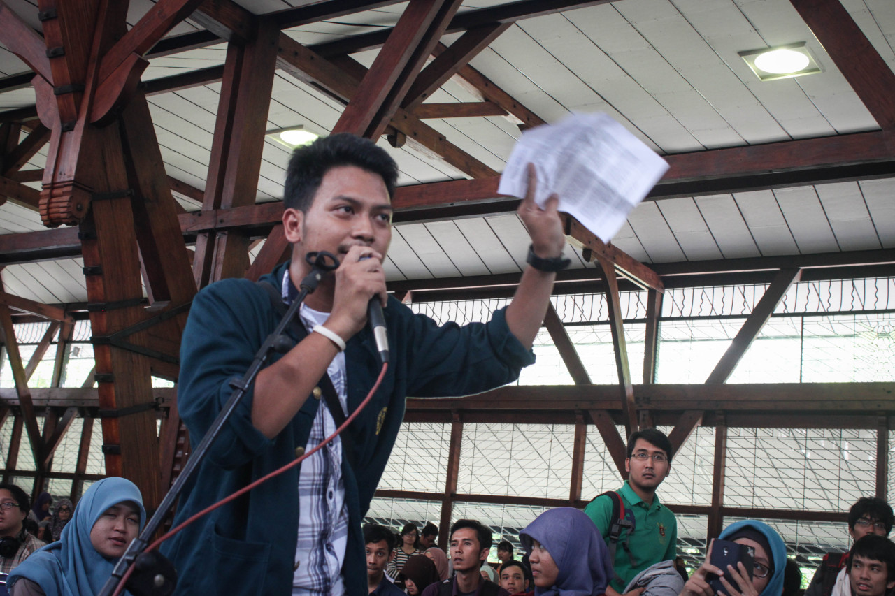 &#91;+foto&#93; Hindari Polemik, Jokowi Cuma 5 Menit di Aula ITB 