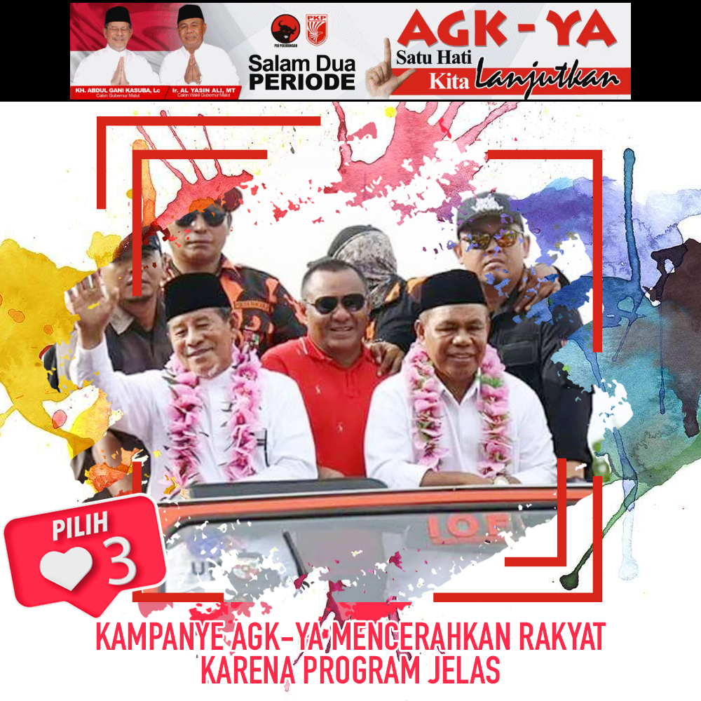 Kampanye AGK-YA Mencerahkan Rakyat Karena Program Jelas