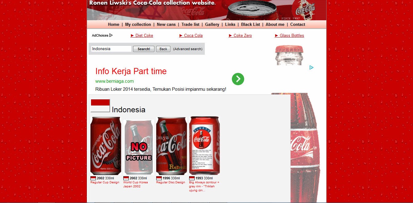 Melihat Ribuan Koleksi Kaleng Coca Cola Dari Seluruh Dunia