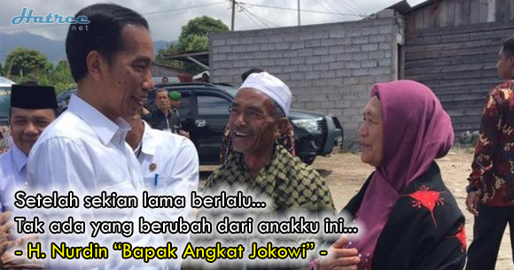 Tangis Haru Ayah angkat Jokowi di Aceh
