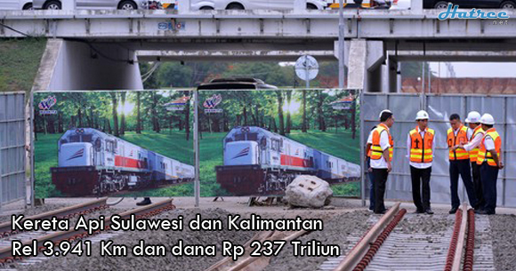 Begini hebatnya Jokowi wujudkan Kereta Api di Sulawesi dan Kalimantan 