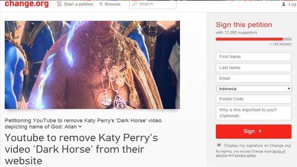 Heboh Video Klip Terbaru Katy Perry &quot;Dark Horse&quot; Dianggap Menghina Tuhan dan Memuja S