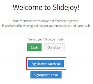 Dapat $$ dari App Android (SlideJoy)