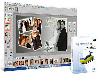 Mau bikin kolase foto? ini sopwernya DG Foto Art 5.2 Album Design 4.0 Album DS 5.22