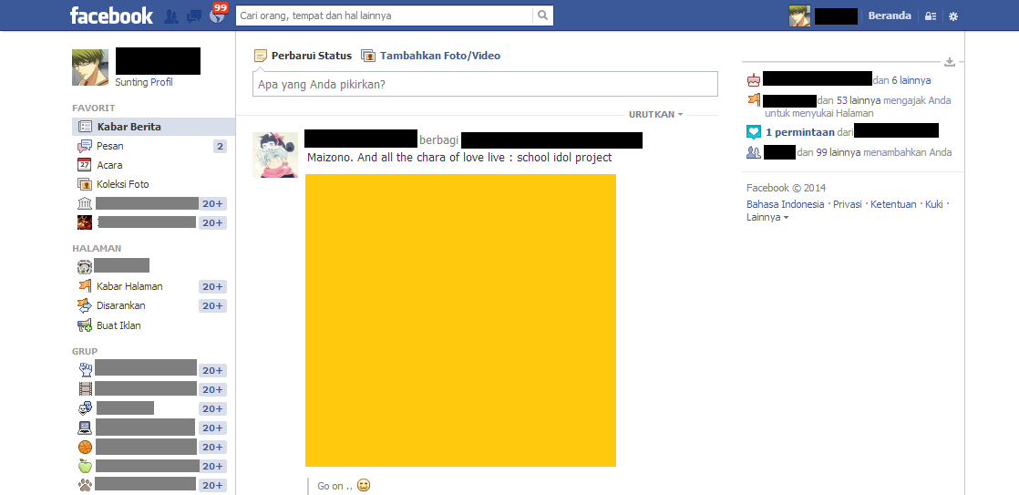 Hoax Notification Facebook