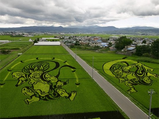 Pemandangan Sawah Di Jepang Gan!! :matabelo :matabelo