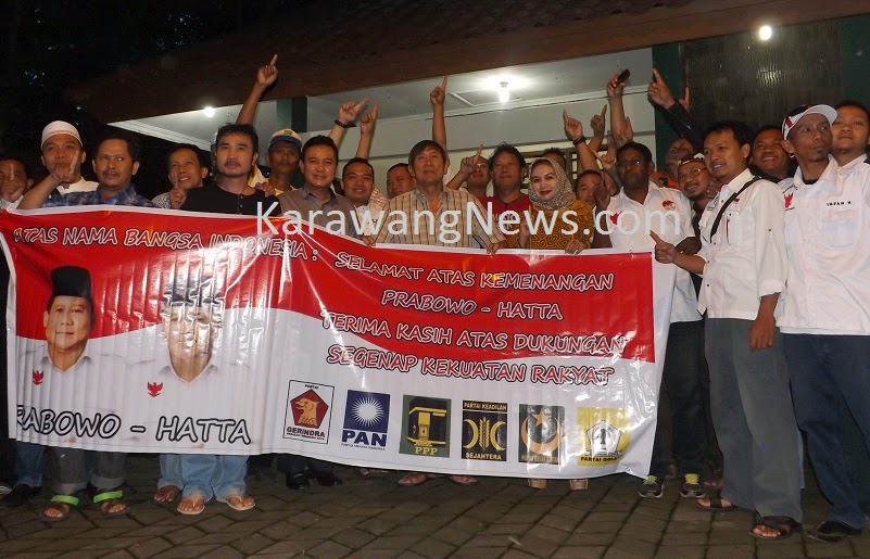 [Geng Kurawa aka Maling] Bupati dan Mantan Bupati Karawang Dukung Prabowo-Hatta