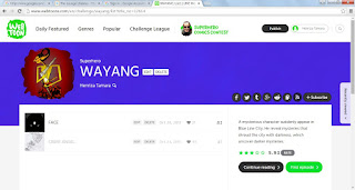 Wayang Masuk Line Webtoon!