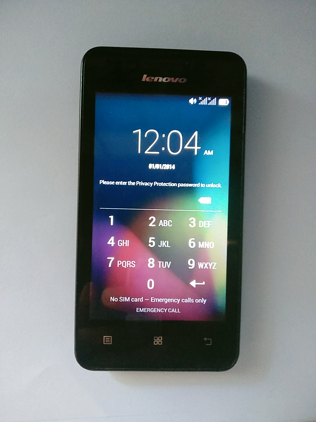 Cara Mengatasi Privacy Protection Pasword Lenovo A319