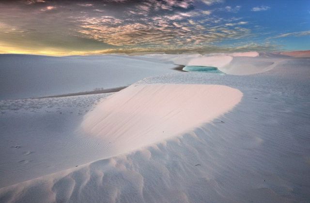 Foto-foto Keindahan Lencois Maranhenses, Gurun Pasir Putih di Brazil