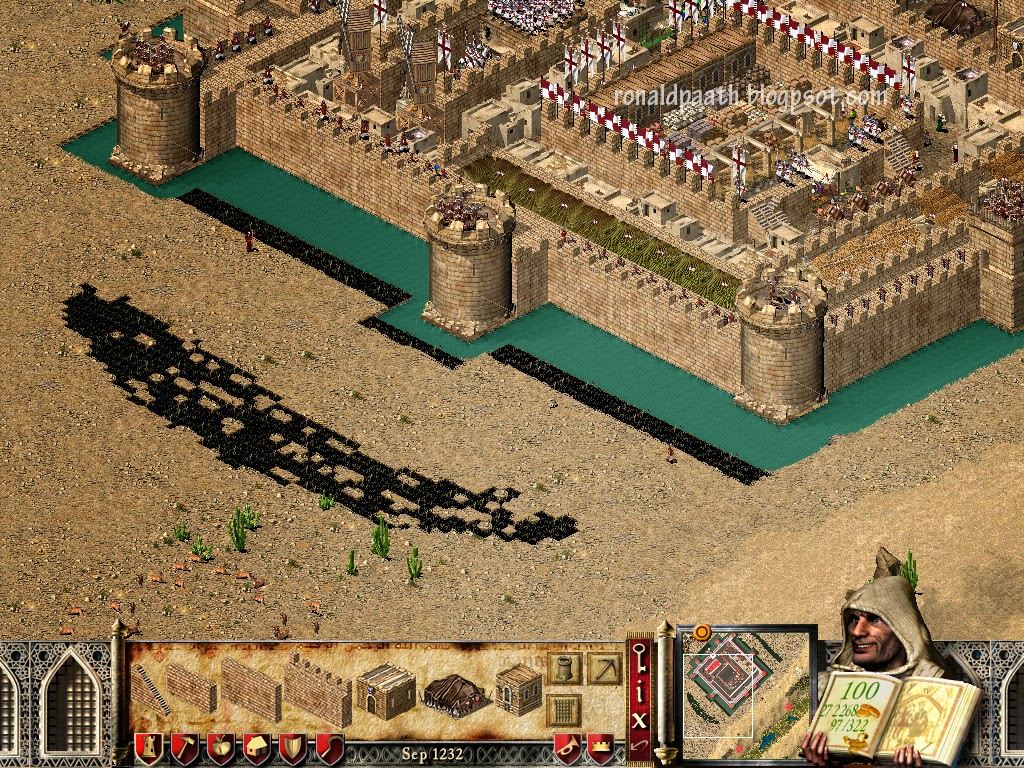Cara membuat Defensive Castle di Stronghold Crusader