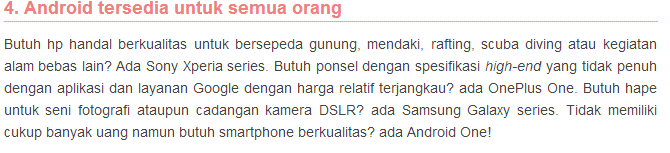 Androdi vs iOS, Kesimpulan Yang Mudah.