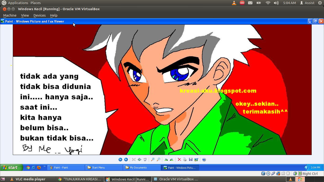 Ane Ajarin nih &quot;Membuat Karacter Sendiri &amp; Kata Mutiara&quot; by ms.Paint 