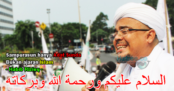 Ternyata ini alasan Habib Rizieq plesetkan Sampurasun