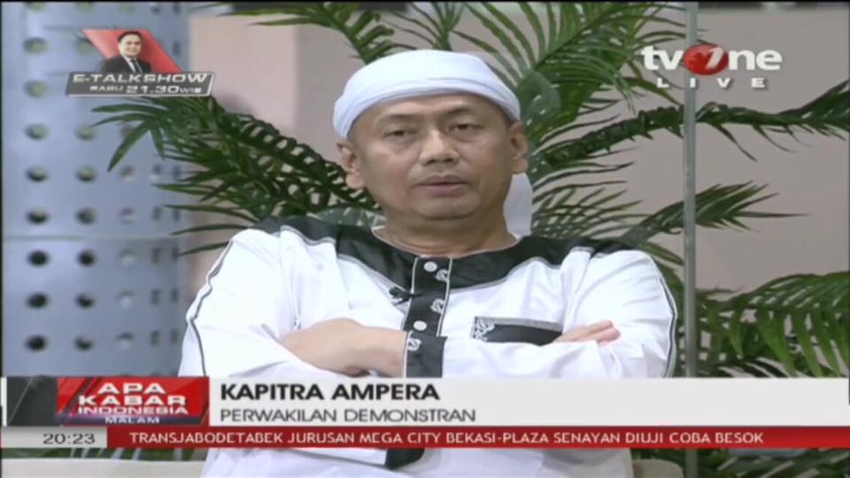 Kapitra: Saya Menunggu Aksi Orang-orang yang Suka Teriak Aku Pancasila!